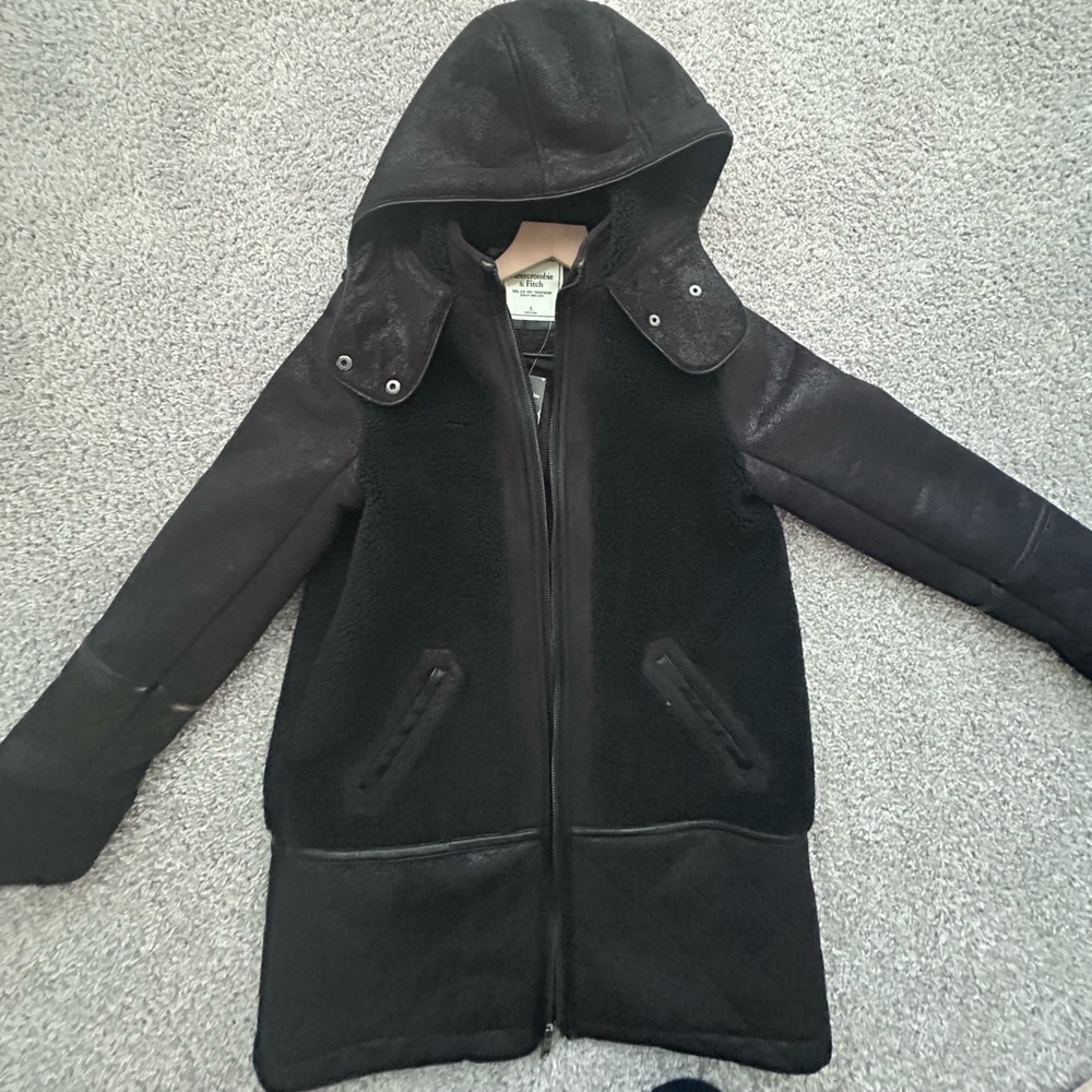 AF Sherpa lined Mid Length Jacket 
New with tag , size s